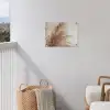 Gedroogd pampasgras tegen een neutrale achtergrond tuinposter los doek klein -sfeer8