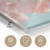 Eikenbladeren - Takken - Roze plexiglas 5mm klein -sfeer2