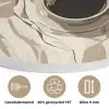 Boek - Illustratie - Tulpen - Koffie Akoestische PET Vilt - Rond klein -closeup_NL