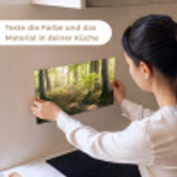 Bos - Bomen - Pad - Zon - Planten - Bladeren - Natuur keuken achterwand sample klein -USP_sampleDE