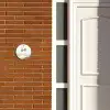 Beige landschap - Modern Naambord Rond klein -sfeer3-rond-XS