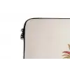 Palmbomen - Heuvels - Minimalistisch - Zachtroze laptophoes neopreen klein -detail