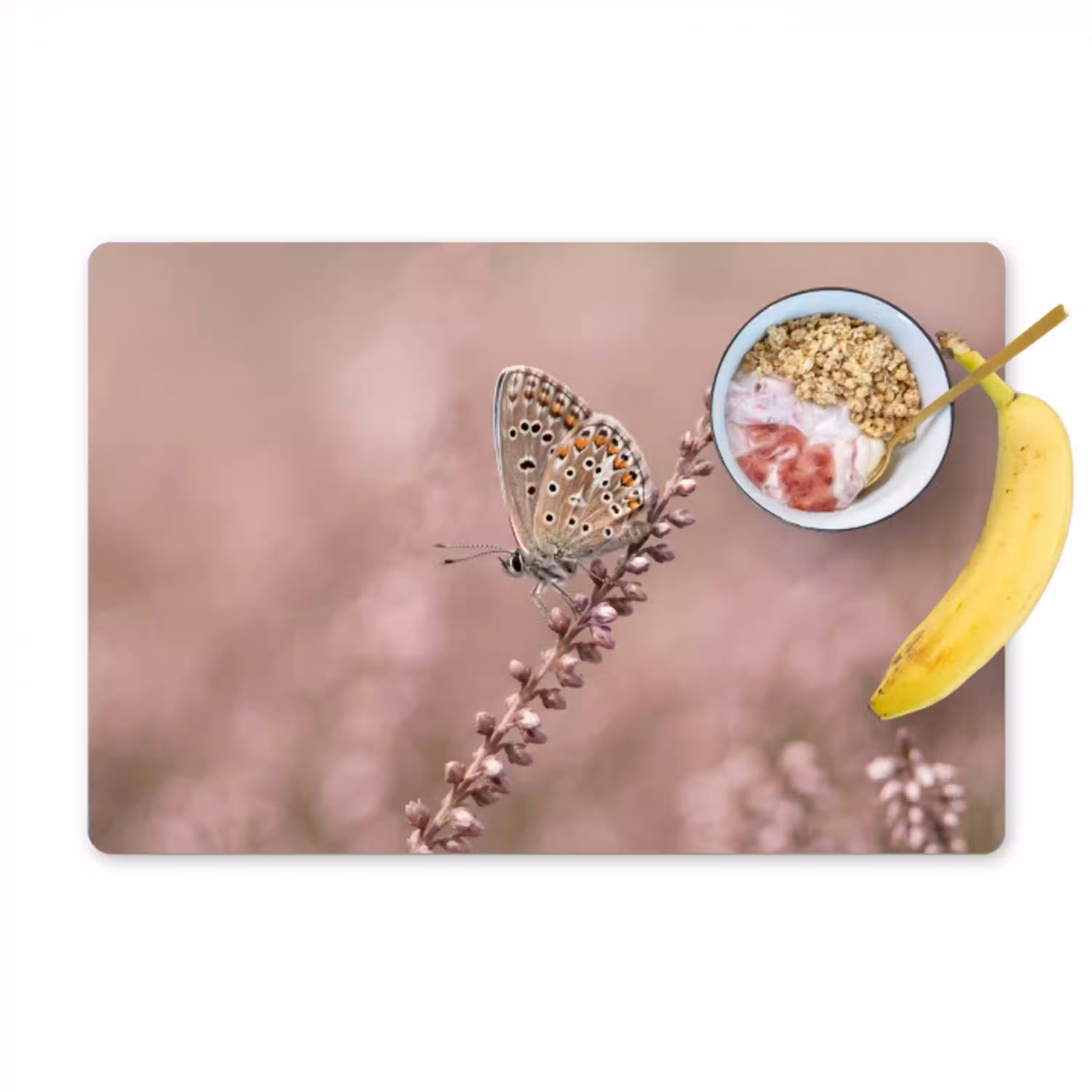 Lavendel - Vlinder - Paars Placemat vinyl groot -zzzproduct_Kitchenyeah-website