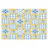 Zee - Geel - Blauw - Wit Placemat vinyl groot 368 -zzsfeer1_Kitchenyeah-website