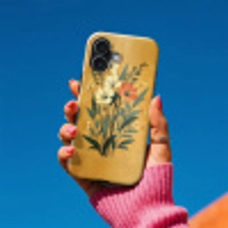 Bladeren - Boeket - Bloemen - Geel Toughcase MagSafe Apple iPhone 17 klein -Sfeer1V