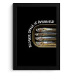 Sardines - Tekst - Vis - Blik KitchenYeah - Keuken - Fotolijst klein -3d