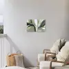 Natuur - Abstract - Groen - Penseelstreken Tuinposter op houten frame 2 cm dik klein -sfeer1