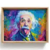 Oude man - Expressief - Kleurrijk Dienblad Rechthoek middel -z3d_shopping