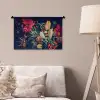 Boeket - Stilleven - Bloemen - Planten - Rood Wandkleed katoen klein -sfeer4