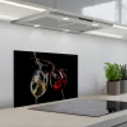 Dynamische Wijnsymfonie keuken achterwand spatscherm klein -3d_schuin