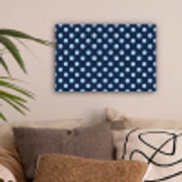 Klassiek - Dots - Blauw canvas 2cm klein 34 -sfeer1