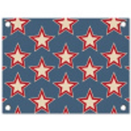 Ster - Klassiek - Blauw tuinposter los doek klein 239 -3d