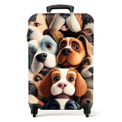 Blaffende Bende NBS - Handbagage koffer - Unisex middel -productfoto_recht
