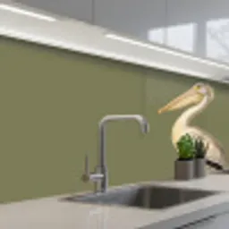 Pelikaan - Wit - Vogel - Klassiek - Natuur keuken achterwand 2 middel -3d_schuin