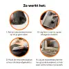 Paashaas - Lente - Paaseieren Inductie beschermer vinyl 3mm klein -zzzzzzz-td-werking