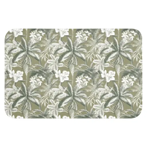 Botanisch - Bloemen - Groen WCmat klein 1009 -3d
