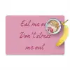 Eat me out don't stress me out - Roze - Handgeschreven Placemat vinyl groot -zzzproduct_Kitchenyeah-website