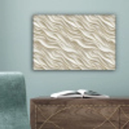 Golven - Wit - Minimalistisch canvas 2cm klein 34 -sfeer4