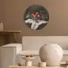 Granaatappels - Klassiek - Vintage Akoestische PET Vilt - Rond klein -sfeer1