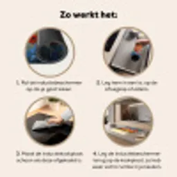 Klaproos - Bloemenveld - Kleurrijk Inductie beschermer vinyl 3mm middel -sfeer9