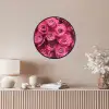 Rozen - Pink - Bloem Fotolijst rond zonder passe partout klein -sfeer3