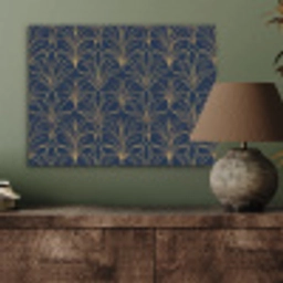 Deco - Waaier - Blauw PET vilt klein 837 -sfeer2