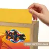 Auto - Race  - F1 - Jongens - Geel - Rood Light Box met kabel (Kinderlampje) klein -USP_websiteprintNL