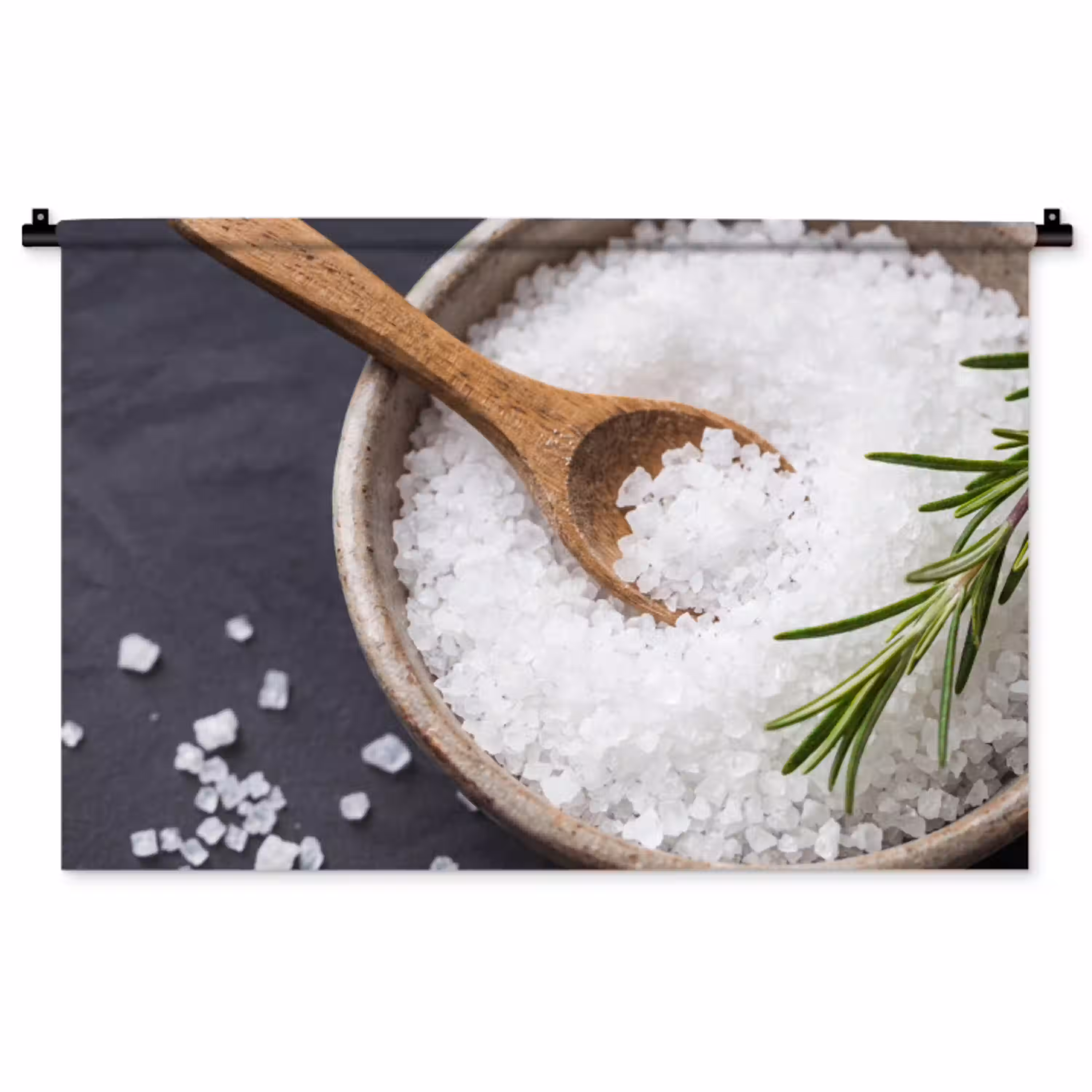 Zout - Kom - Eten Wandkleed katoen middel -zz3d
