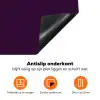 Oh hi - Paars - Cursief Inductie beschermer vinyl 3mm klein -zzzzzzz-td-onderkant