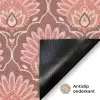 Waaiermotief - Patroon - Roze Deurmat klein -antislip_NL