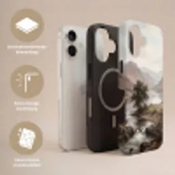 Berglandschap - Meer - Bergen - Vallei - Klassiek Toughcase MagSafe Apple iPhone 17 klein -USP_Lagen_NL