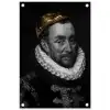 Willem van Oranje - Adriaen Thomasz - Goud tuinposter los doek klein -3d