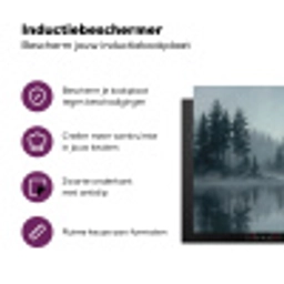 Bos - Meer - Mist - Natuur - Grijs Inductie beschermer vinyl 3mm klein -zzzzzzz-cc-usp