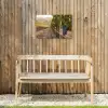 Druiven - Wijngaard - Zonlicht Tuinposter op houten frame 2 cm dik klein -sfeer4