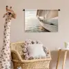 Zeilboot - Zee - Beige - Zon Wandkleed katoen klein -wsfeer5_kind