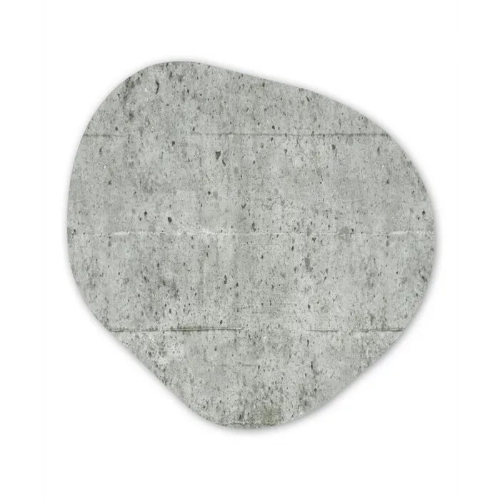 Grijs - Muur - Poriën Wandcirkel Organisch Forex 3mm klein 629 -3d