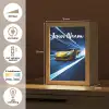 Auto - Geel - Race - Blauw Light Box met kabel (Kinderlampje) klein -USP_NL