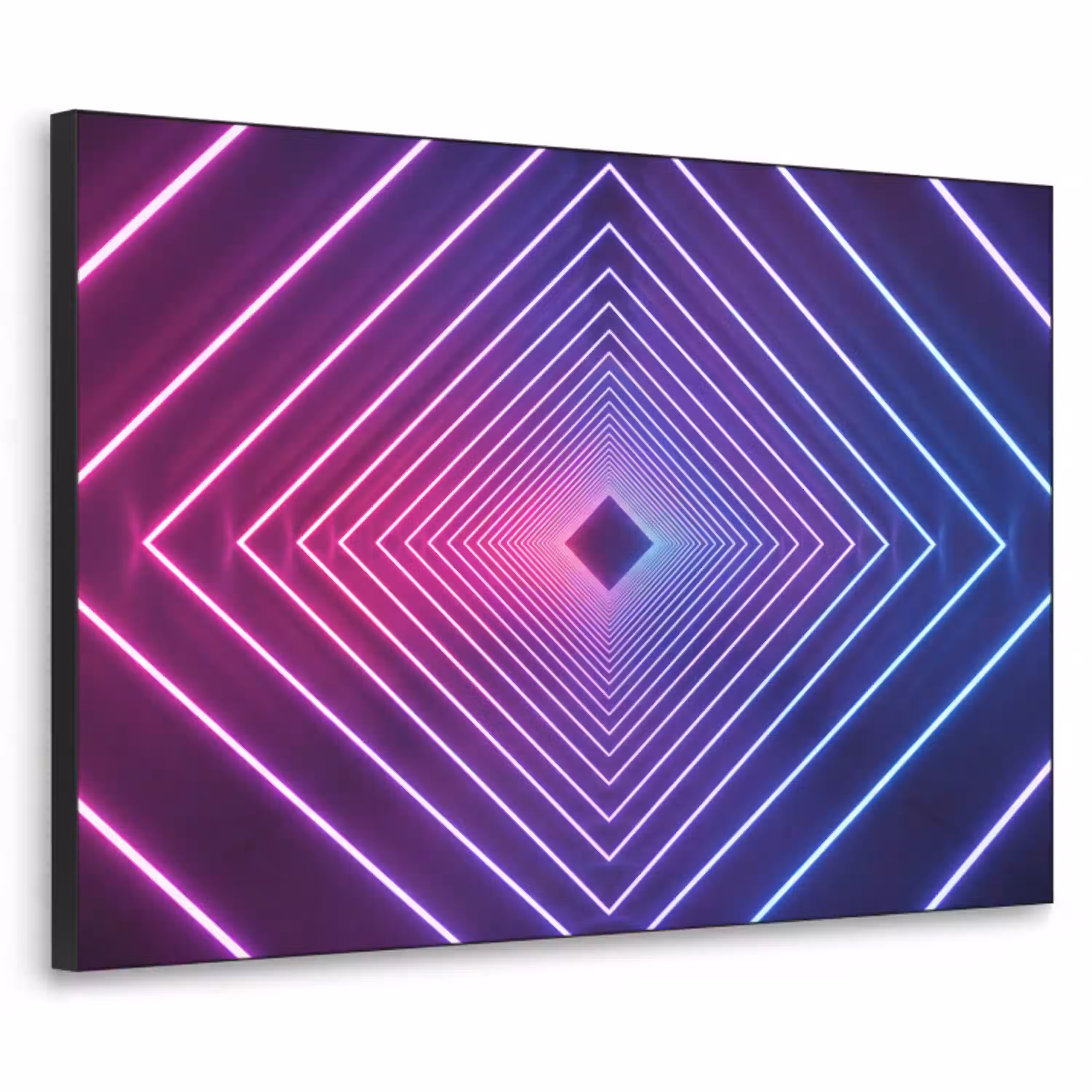 Driedimensionaal - Tunnel - Ruimte Textielframe zwart klein -3d