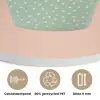 Bakje - Ijs - Aardbei - Roze Akoestische PET Vilt - Rond klein -closeup_NL