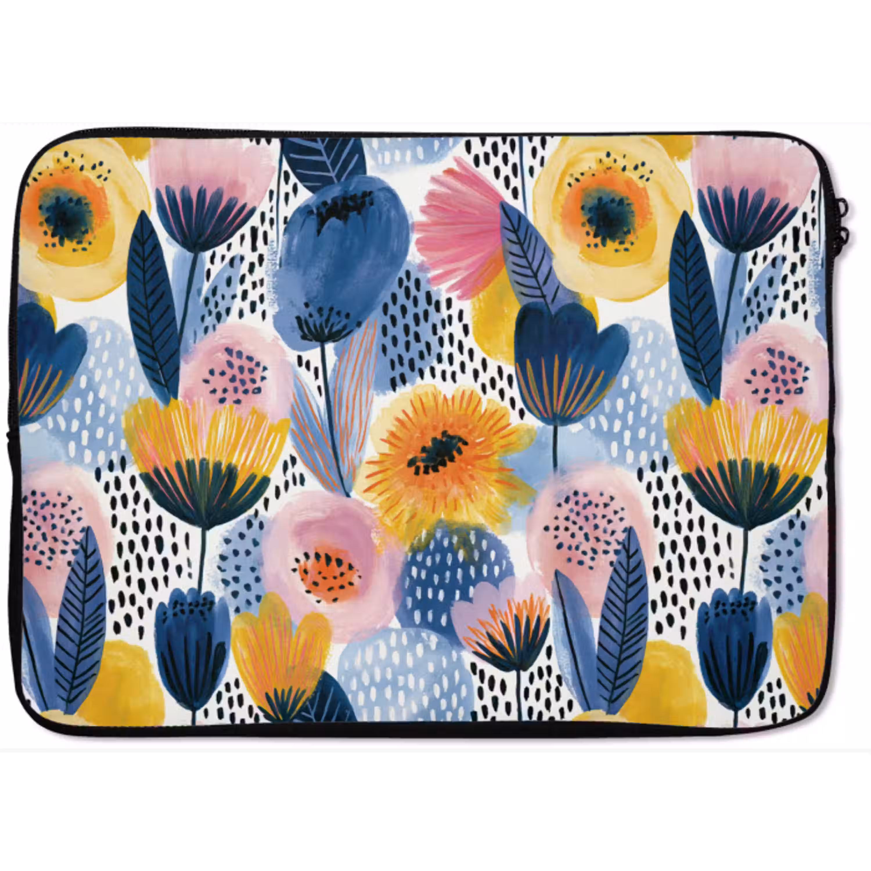 Creatief - Patroon - Kleurrijk laptophoes neopreen klein 279 -zkaufland3dotto
