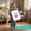 Oude tovenaar met staf Kinderkoffer - Roze klein -sfeer2_NL