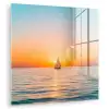 Zee - Zeilboot - Zonsondergang plexiglas 5mm klein -zzzproduct_nieuw