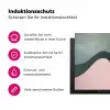 Abstract - Golven - Sierlijk - Roze Inductie beschermer vinyl 3mm klein -zzzzzzz-lf-ups