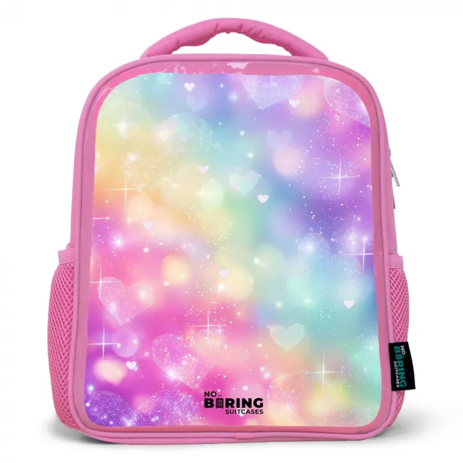 Kids' Backpacks Pink -. Light - Rainbow - Hearts