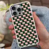 Vlechtpatroon - Groen - Roze - Geometrisch Hoesje iPhone 16 Pro Max met koord klein 804 -sfeer3