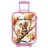 Kenny koala Kinderkoffer - Roze klein -zz3dotto