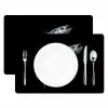 Makreel - Vis - Zwart Placemat vinyl groot -zzsfeer2_Kitchenyeah-website