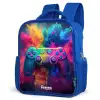 Game - Controller - Kleurrijk - Explosie Kinderrugzak - Blauw middel -schuin