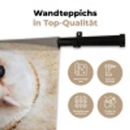 Uil - Bruin - Wit Wandkleed katoen klein -tsfeer2_DE