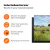 Koe - Weide - Bloemen Inductie beschermer vinyl 3mm klein -zzzzzzz-td-ups